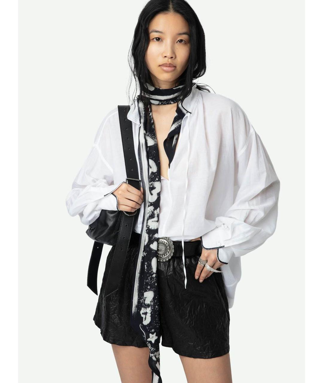 ZADIG & VOLTAIRE Белая хлопковая блузы, фото 4