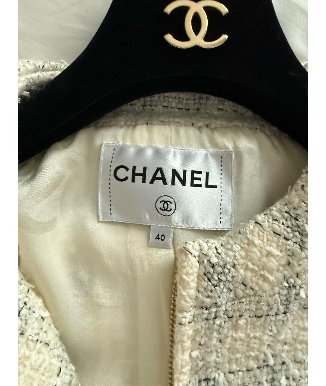 CHANEL Твидовый жакет/пиджак, фото 5