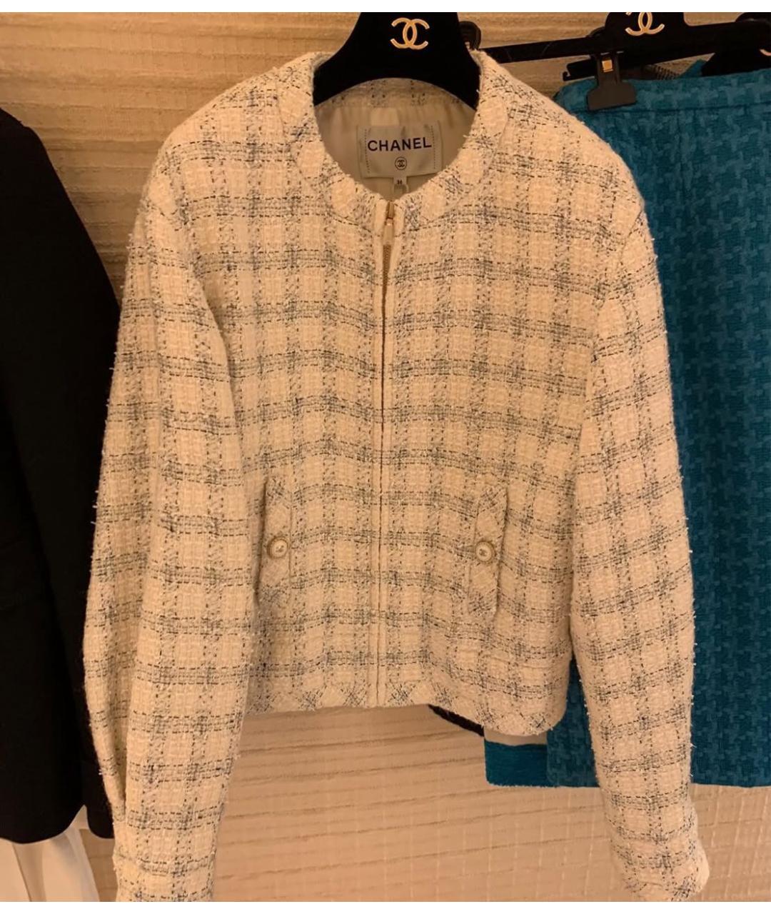 CHANEL Твидовый жакет/пиджак, фото 4