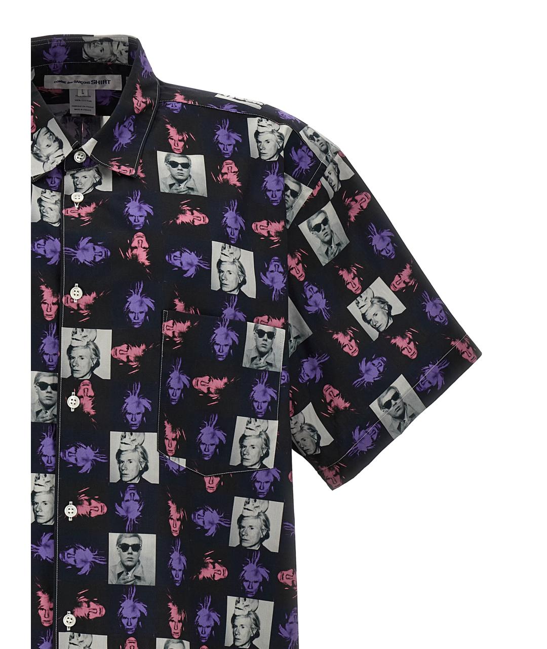 COMME DES GARÇONS SHIRT Мульти хлопковая кэжуал рубашка, фото 3
