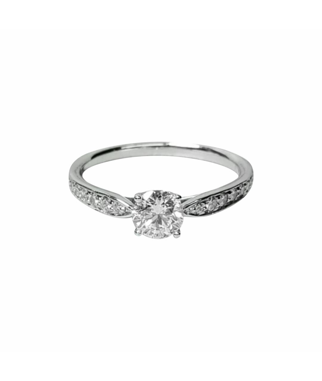 TIFFANY&CO Белое платиновое кольцо, фото 1