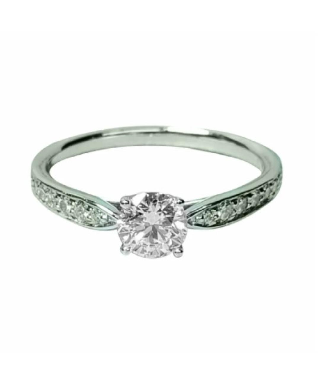 TIFFANY&CO Белое платиновое кольцо, фото 9