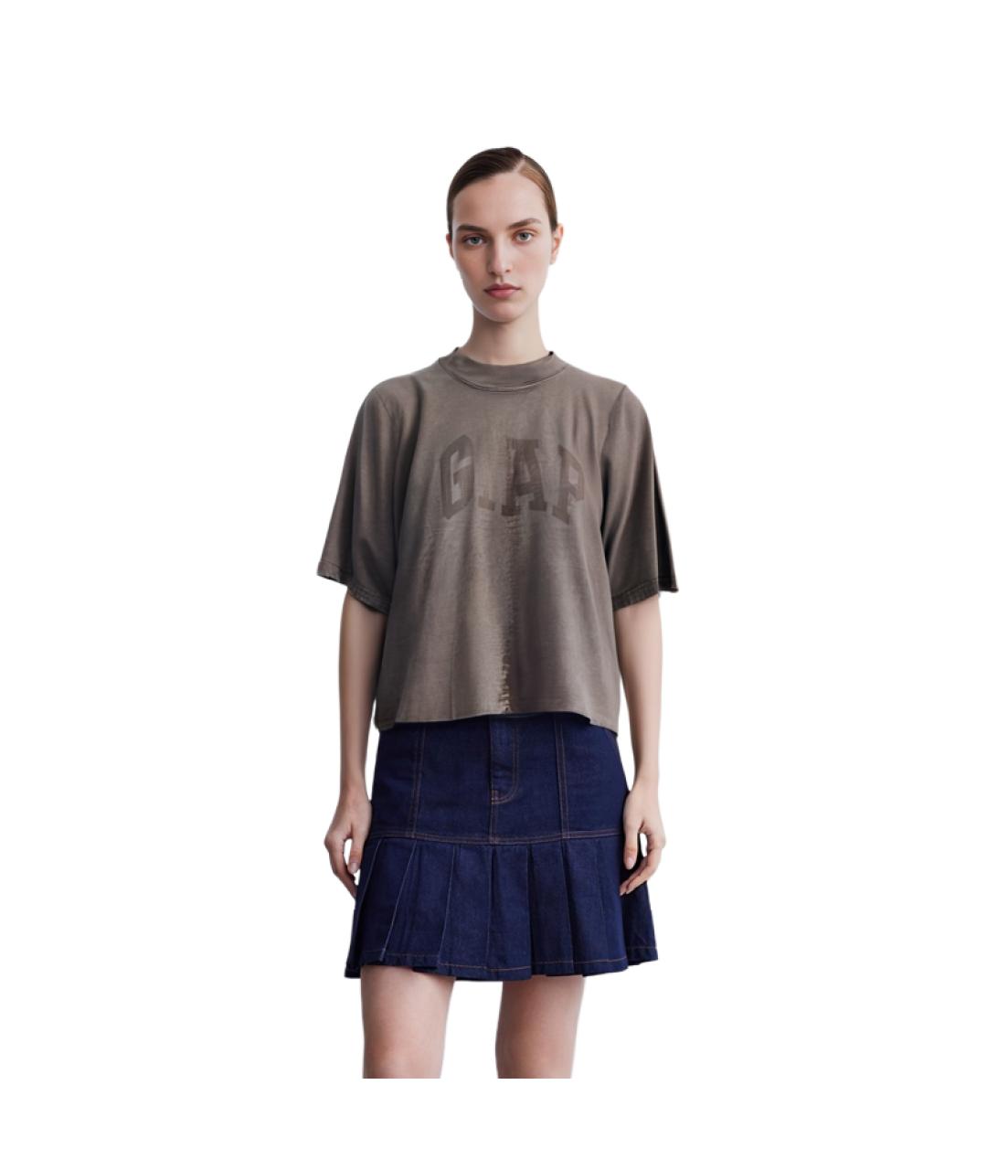 YEEZY Коричневая футболка, фото 2