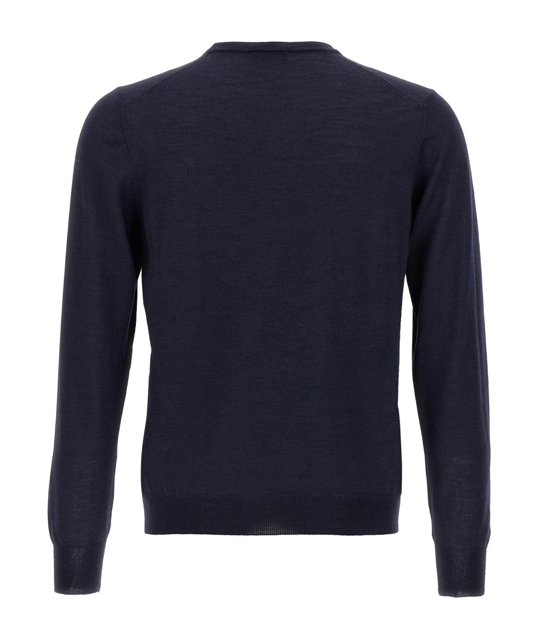 BARBA Темно-синий джемпер / свитер, фото 2