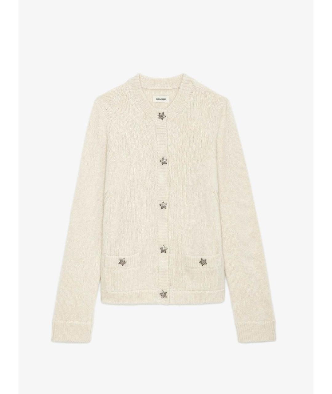 ZADIG & VOLTAIRE Бежевый кашемировый кардиган, фото 5