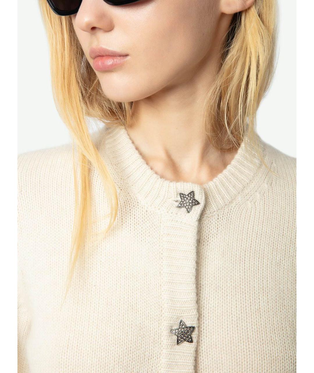 ZADIG & VOLTAIRE Бежевый кашемировый кардиган, фото 3