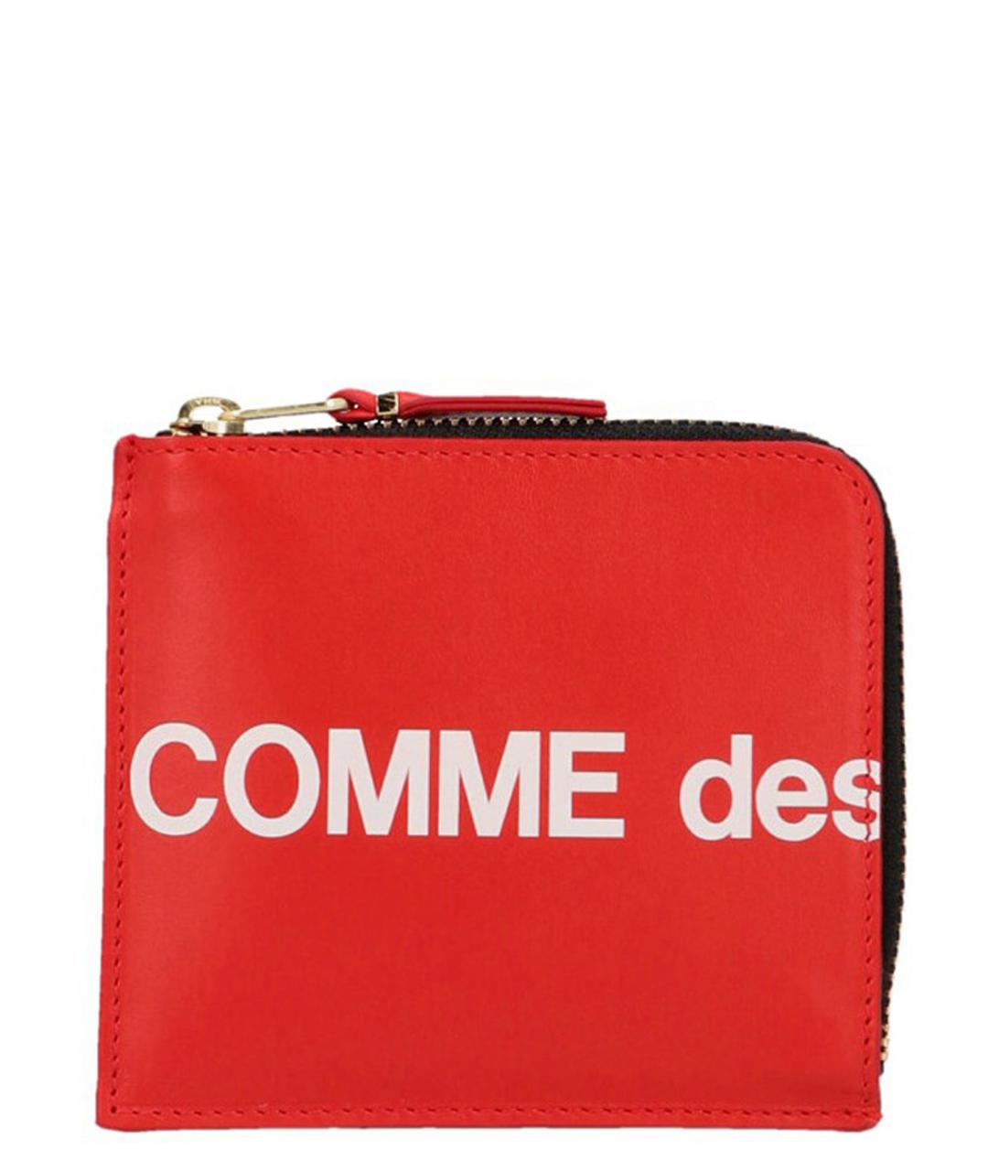 COMME DES GARÇONS WALLET Красный кожаный кошелек, фото 1