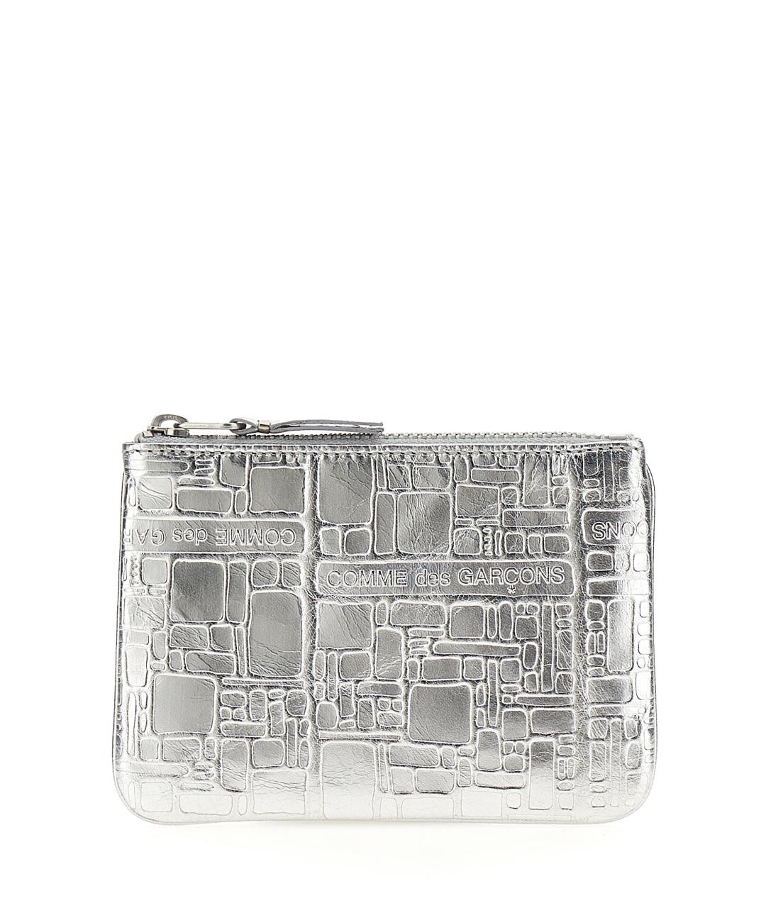 COMME DES GARÇONS WALLET Серебрянный кожаный кошелек, фото 1
