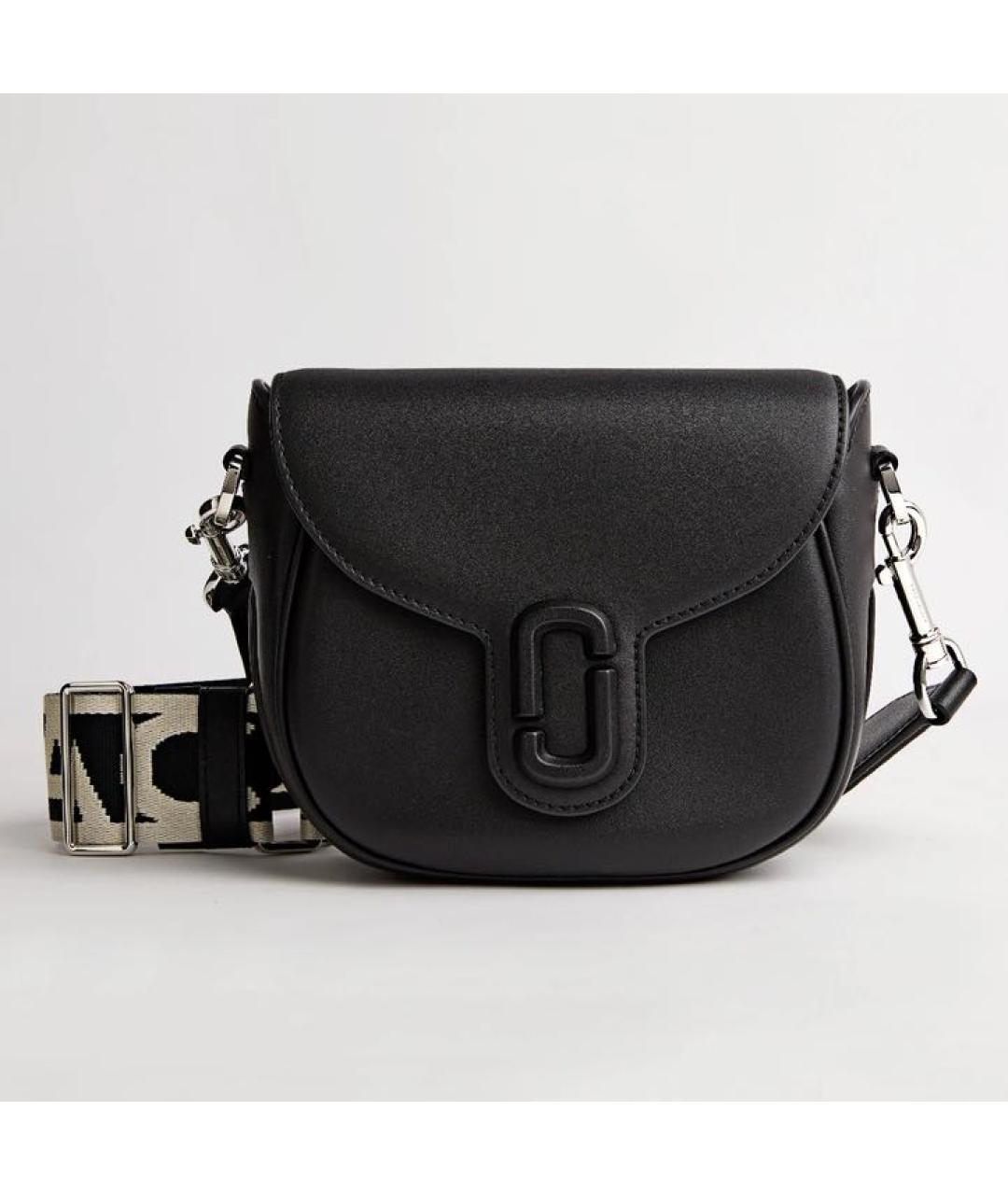 MARC BY MARC JACOBS Черная кожаная сумка через плечо, фото 7