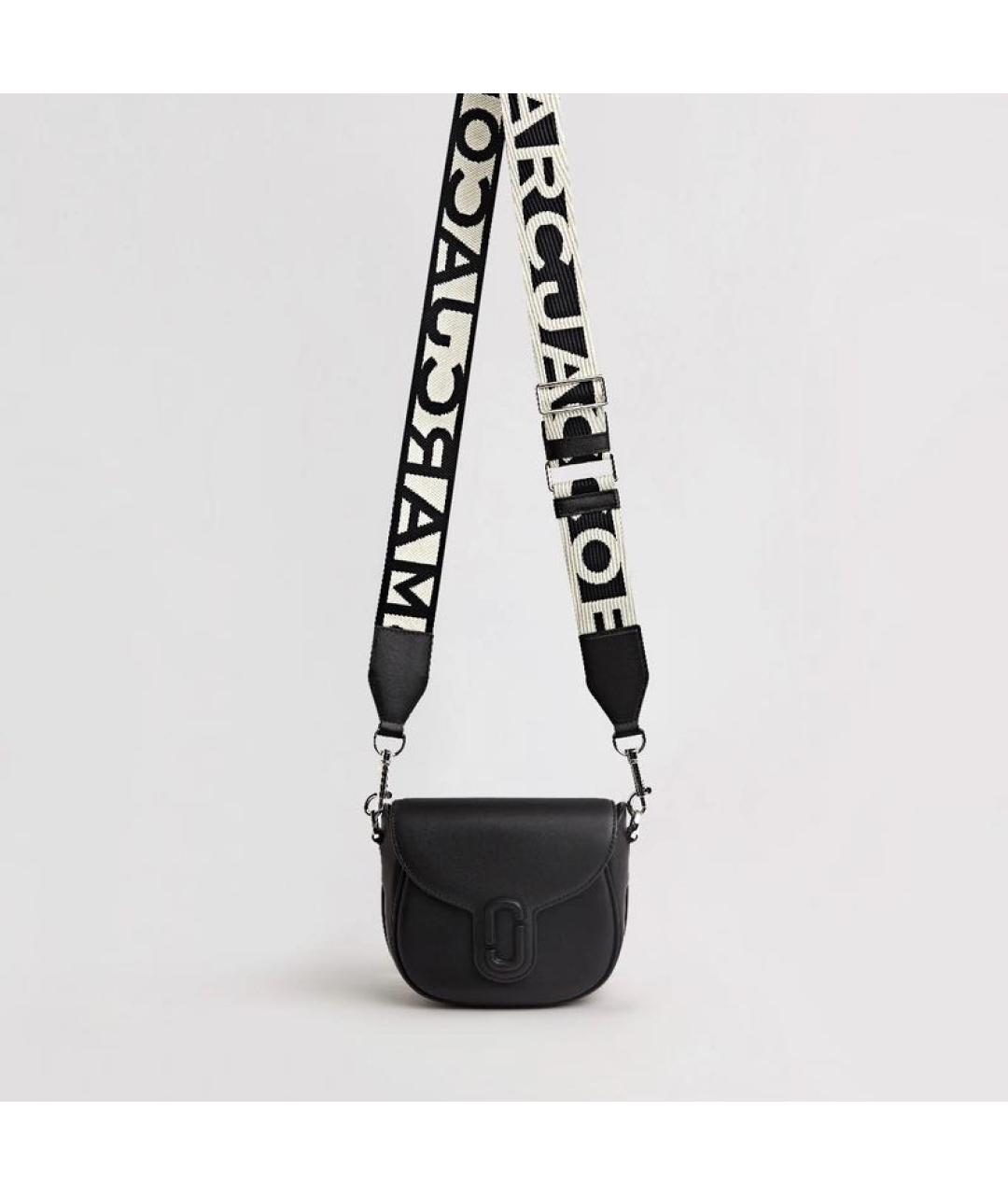 MARC BY MARC JACOBS Черная кожаная сумка через плечо, фото 3