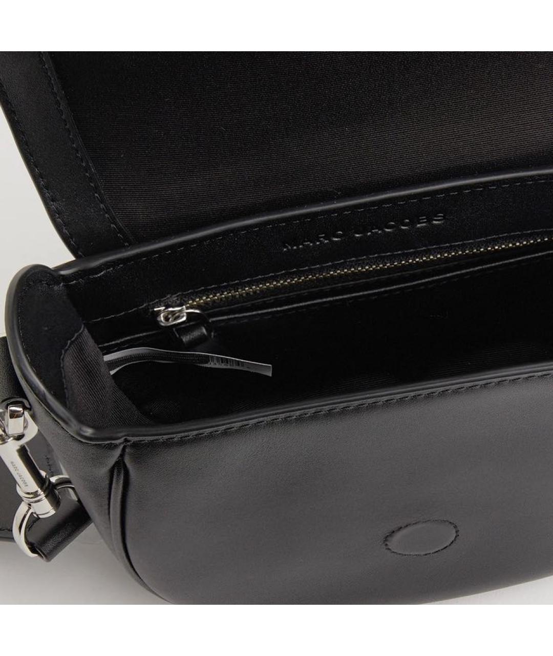 MARC BY MARC JACOBS Черная кожаная сумка через плечо, фото 4