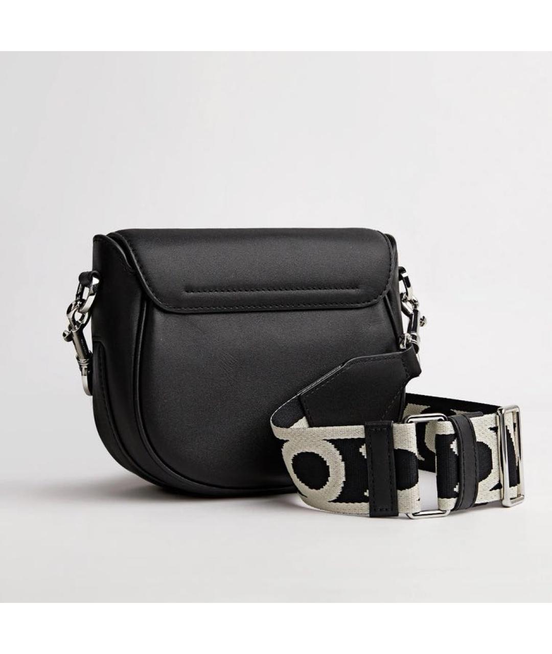 MARC BY MARC JACOBS Черная кожаная сумка через плечо, фото 2