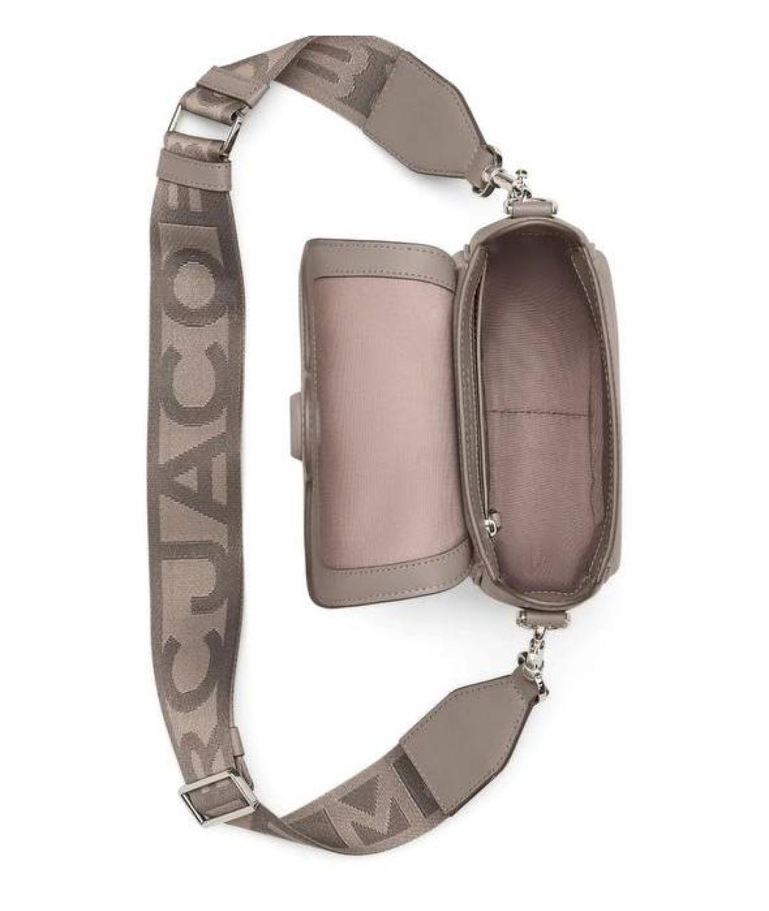 MARC BY MARC JACOBS Бежевая кожаная сумка через плечо, фото 4