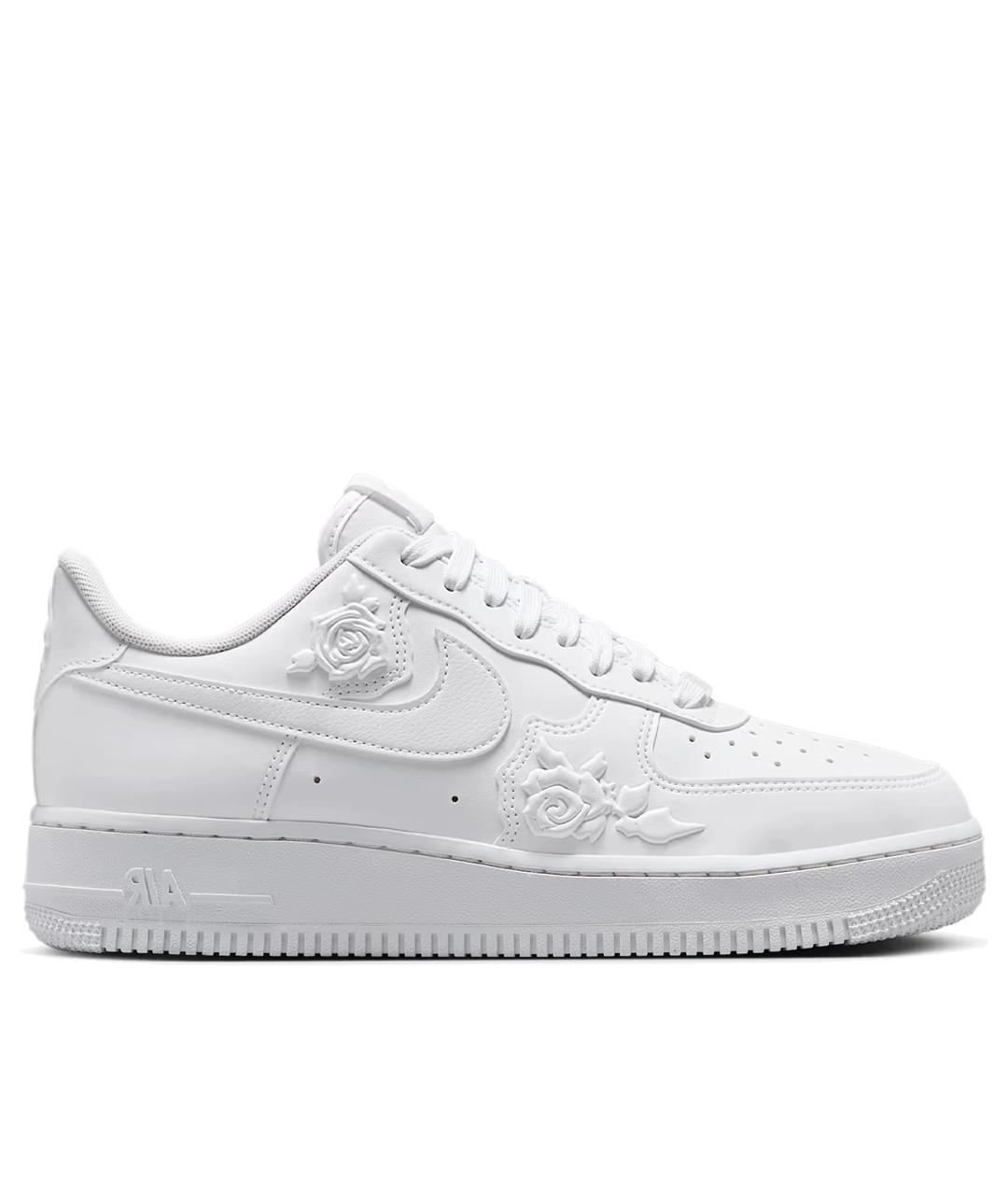 NIKE Белые кожаные низкие кроссовки / кеды, фото 4