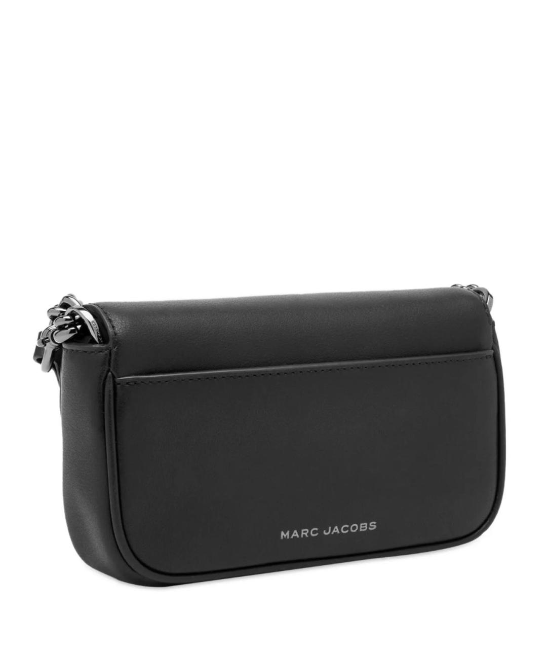 MARC BY MARC JACOBS Черная кожаная сумка через плечо, фото 6