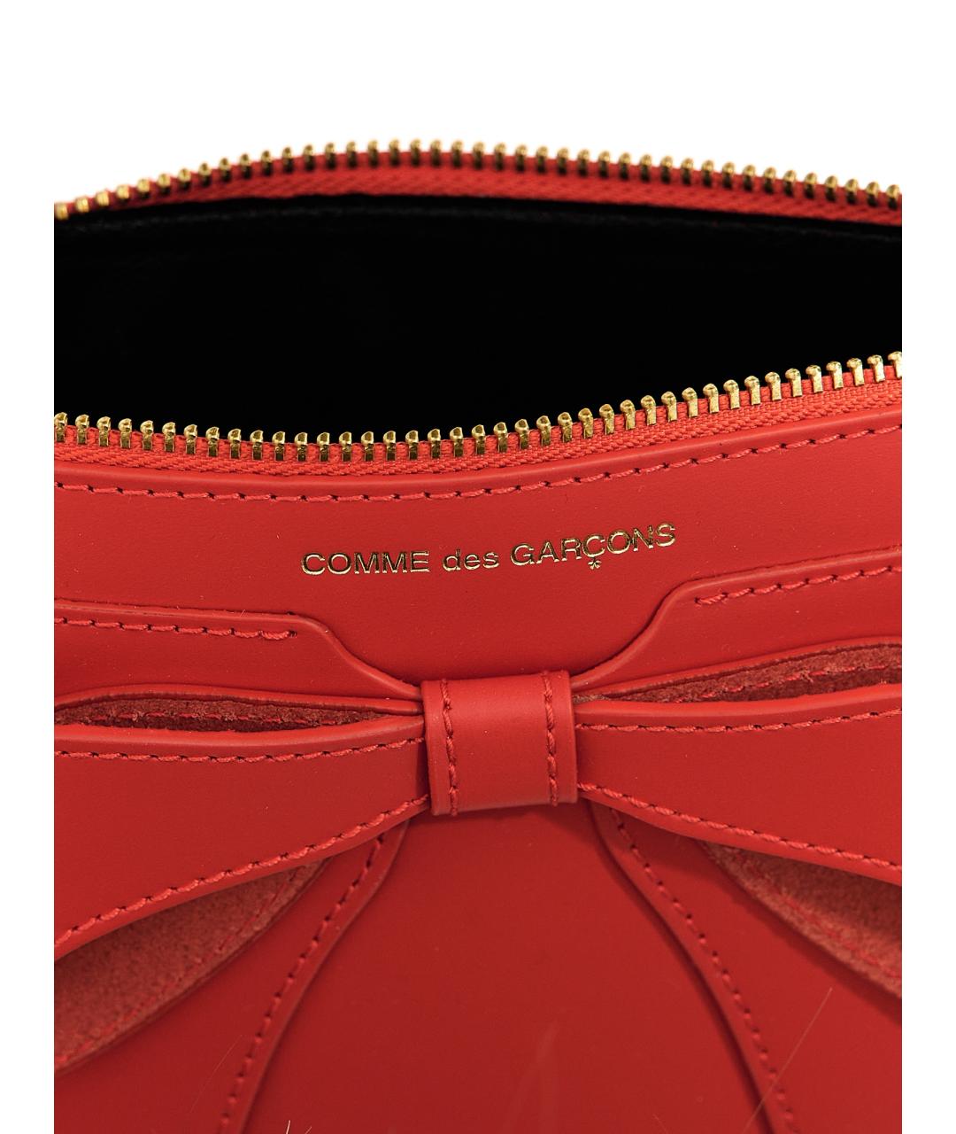 COMME DES GARÇONS WALLET Красный кожаный кошелек, фото 3