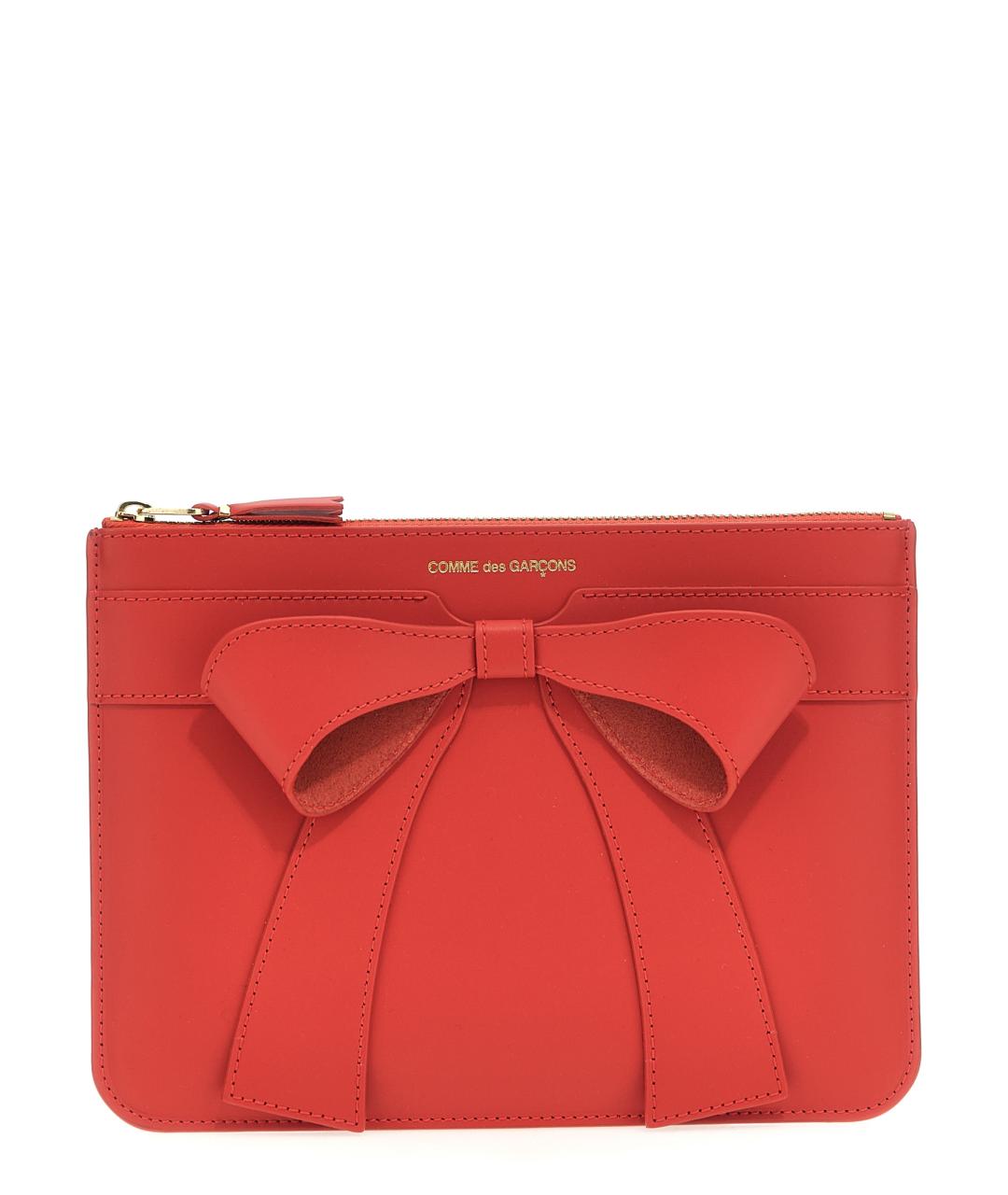 COMME DES GARÇONS WALLET Красный кожаный кошелек, фото 1