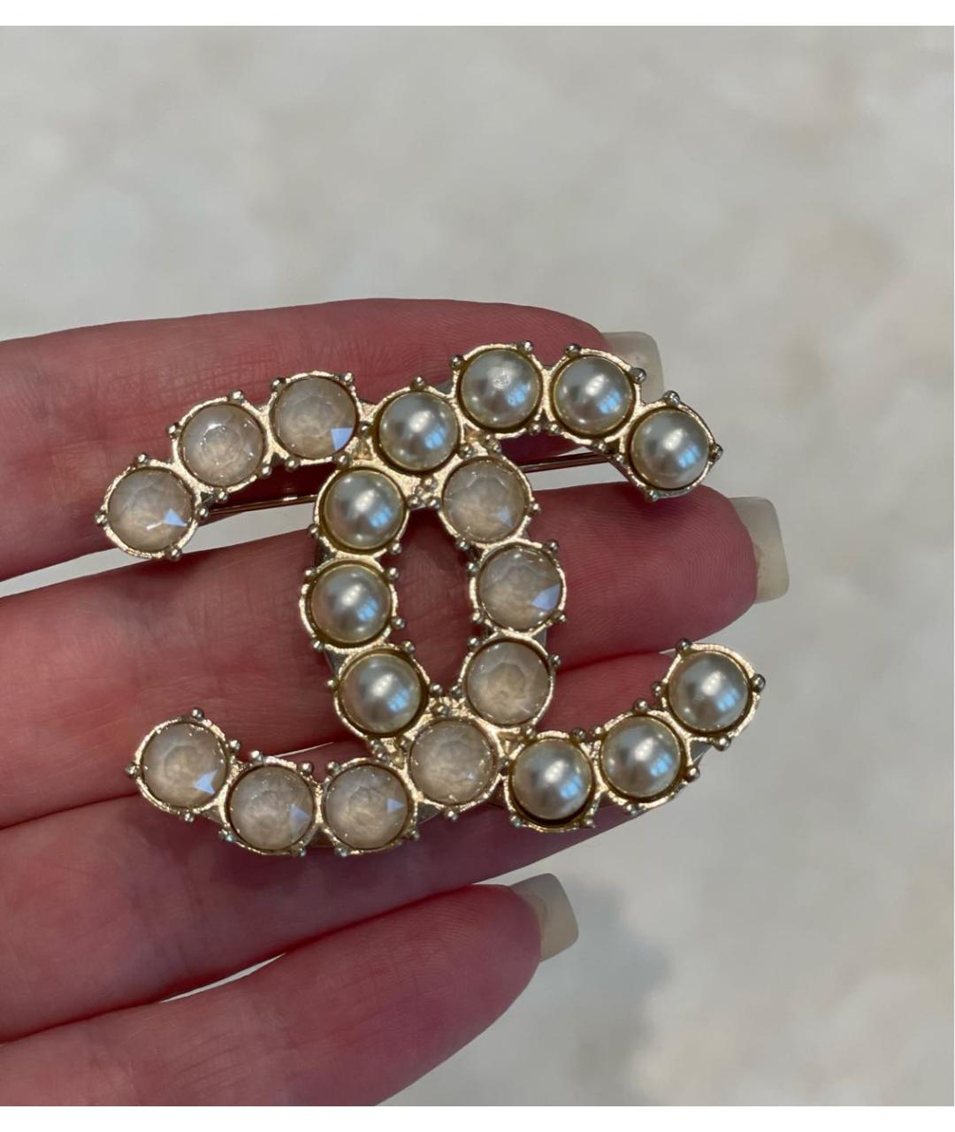 CHANEL Мульти металлическая булавка / брошь, фото 4
