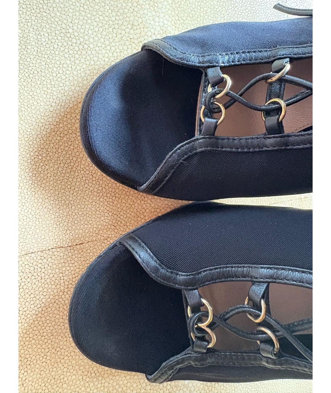 GIANVITO ROSSI Черные текстильные ботильоны, фото 8