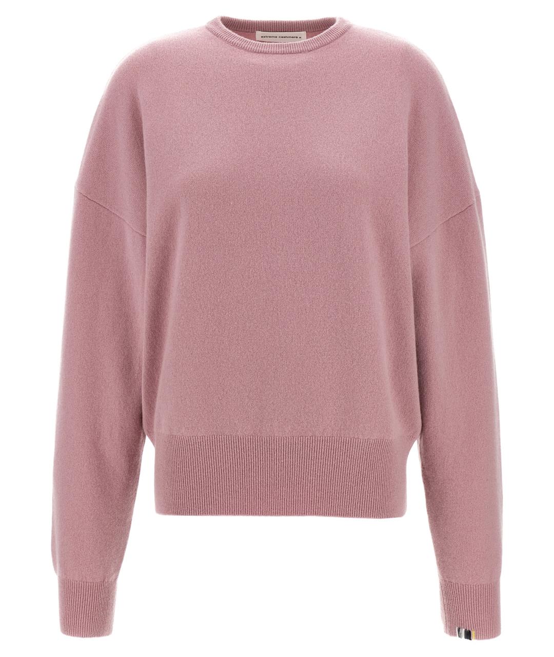 EXTREME CASHMERE Розовый кашемировый джемпер / свитер, фото 1