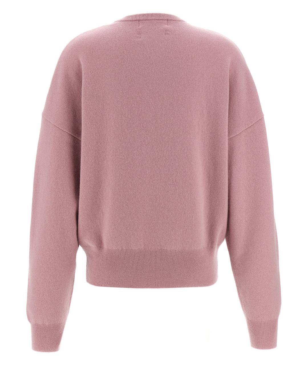 EXTREME CASHMERE Розовый кашемировый джемпер / свитер, фото 2