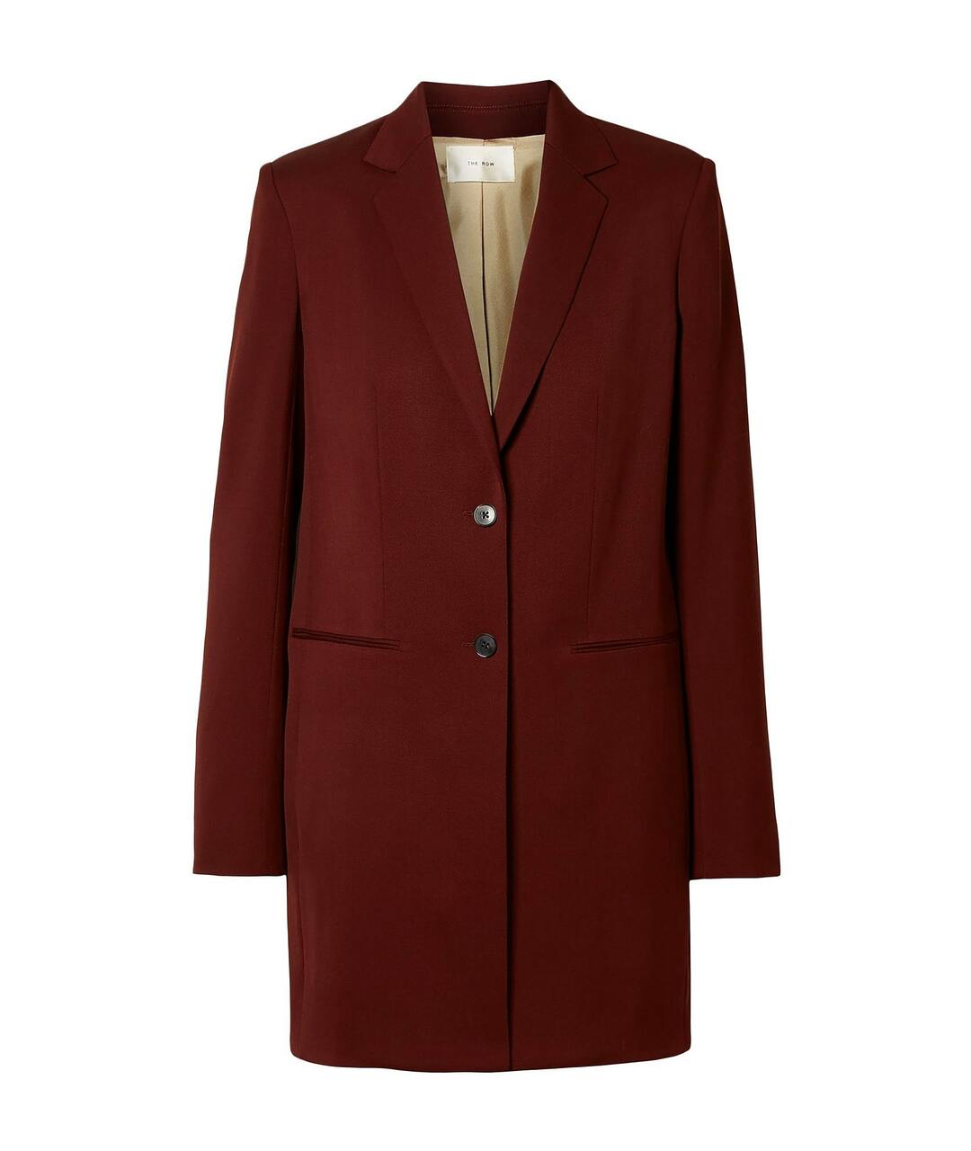 THE ROW Бордовый шерстяной жакет/пиджак, фото 1