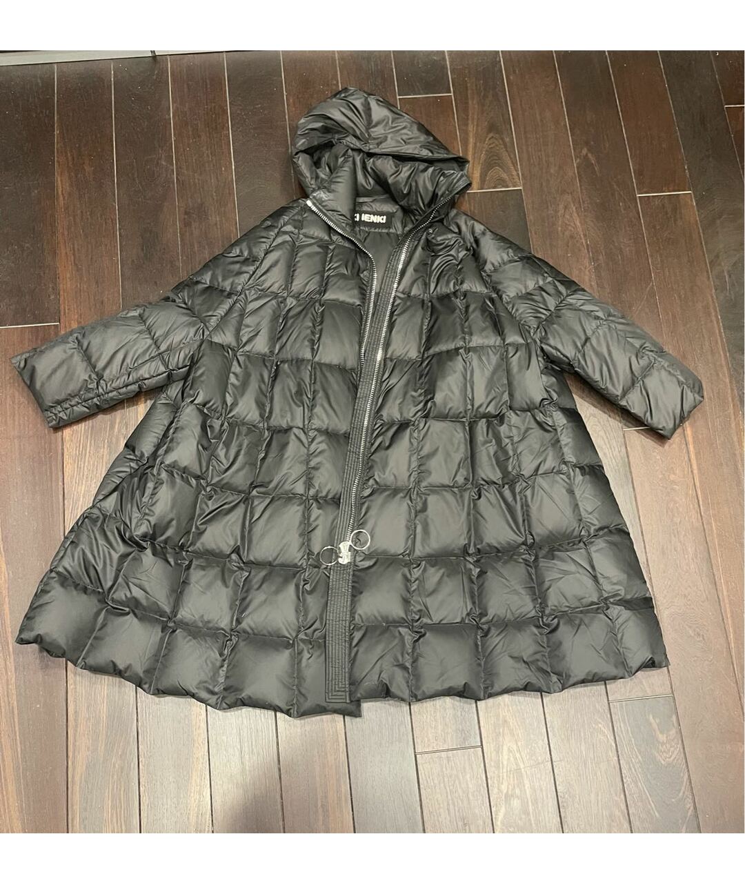 IENKI IENKI Черный полиамидовый пуховик, фото 7