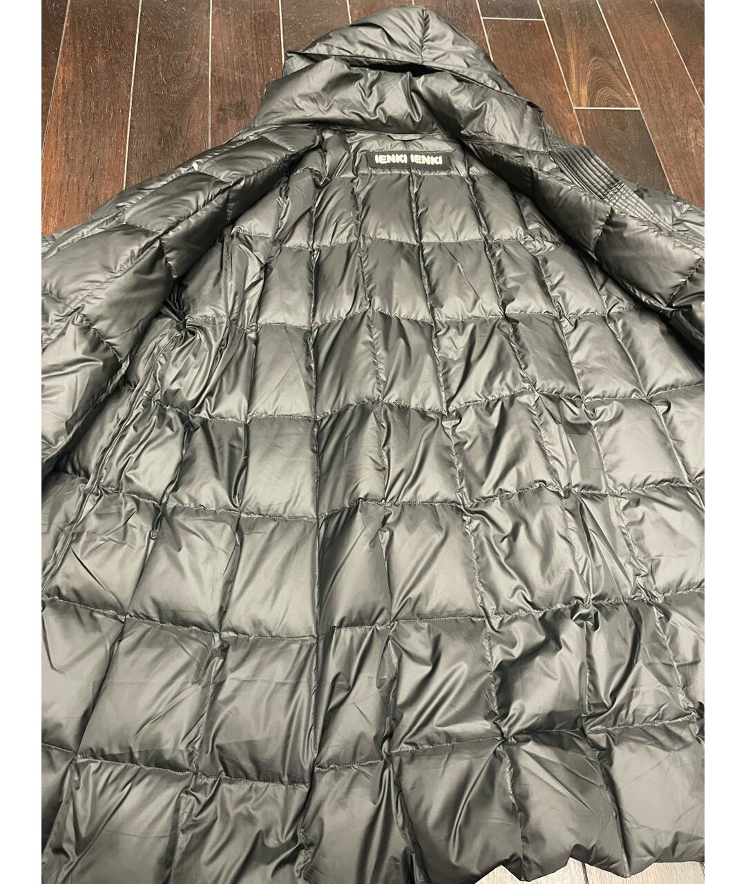 IENKI IENKI Черный полиамидовый пуховик, фото 2