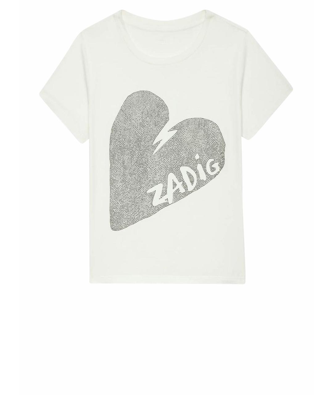 ZADIG & VOLTAIRE Белая хлопковая футболка, фото 1