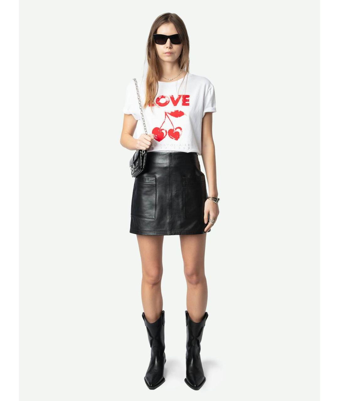 ZADIG & VOLTAIRE Белая хлопковая футболка, фото 2