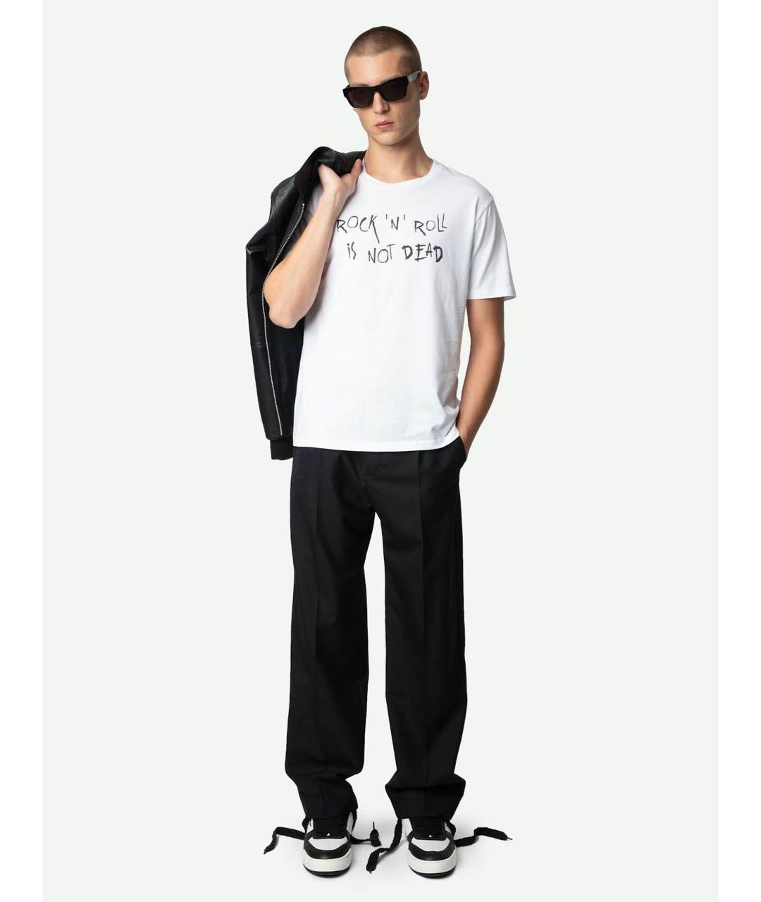 ZADIG & VOLTAIRE Белая хлопковая футболка, фото 2