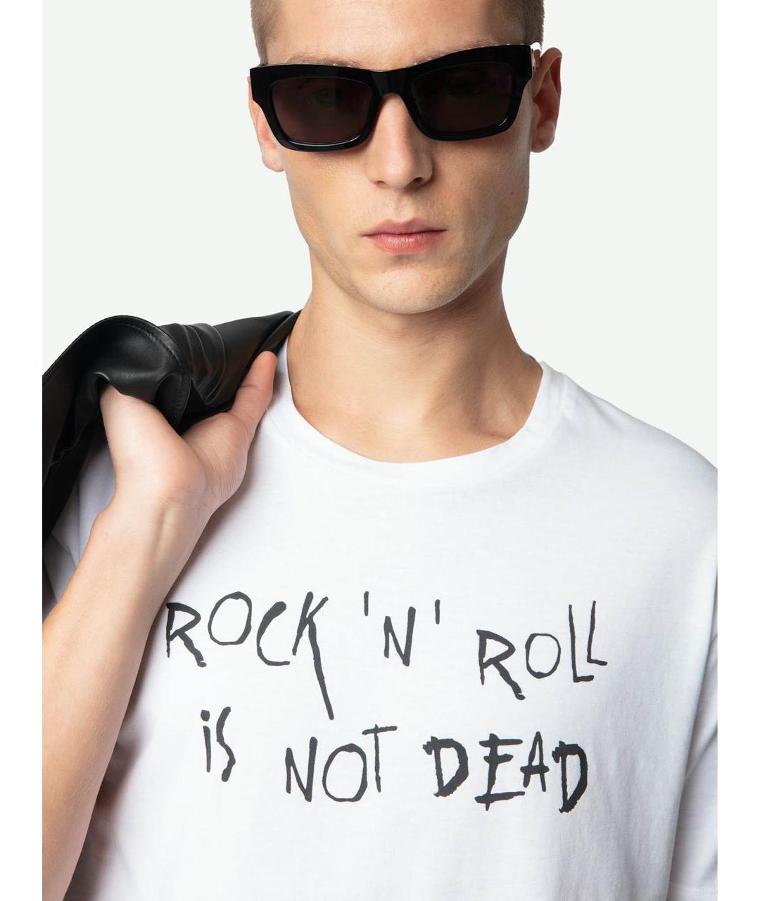 ZADIG & VOLTAIRE Белая хлопковая футболка, фото 4