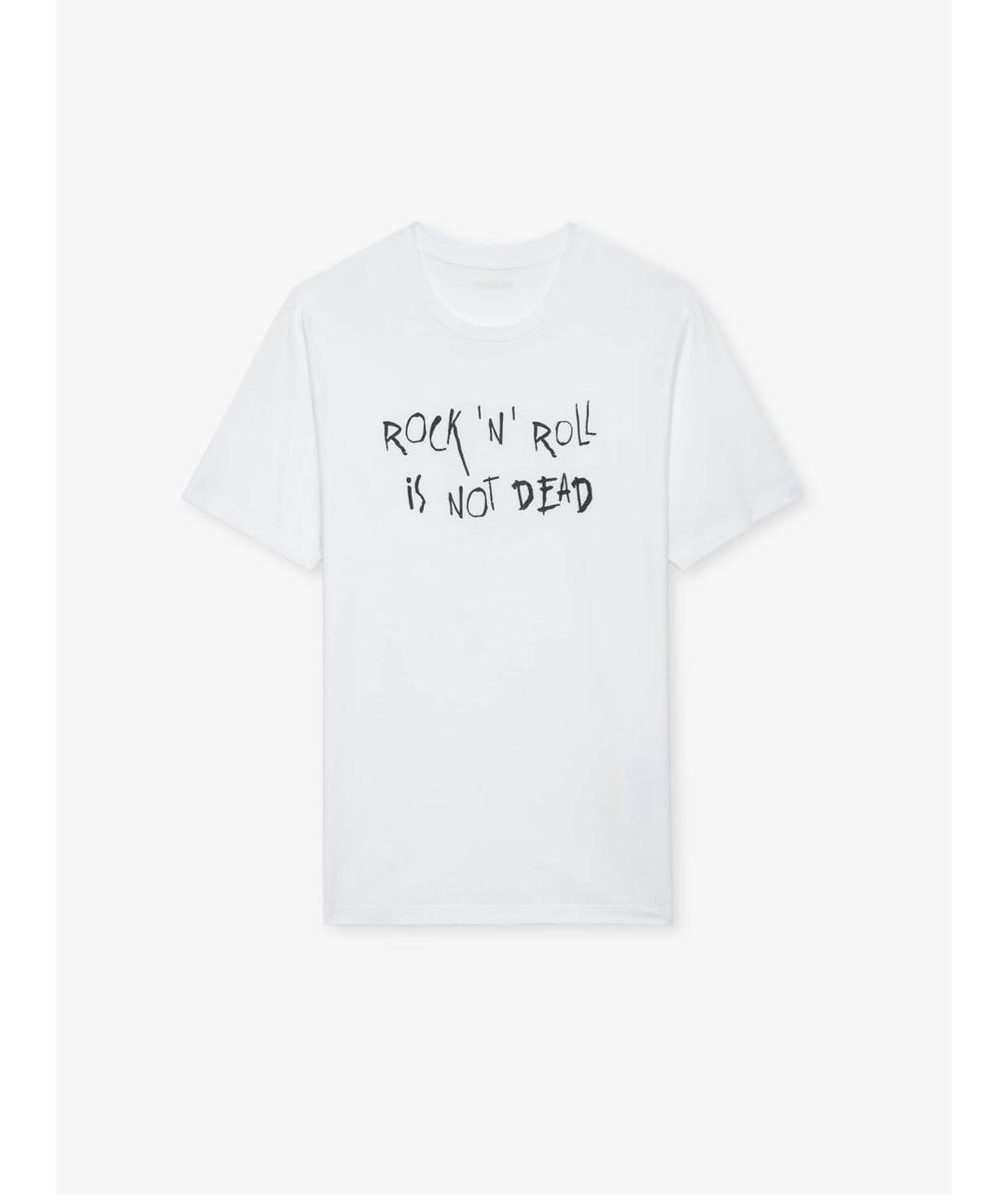 ZADIG & VOLTAIRE Белая хлопковая футболка, фото 5