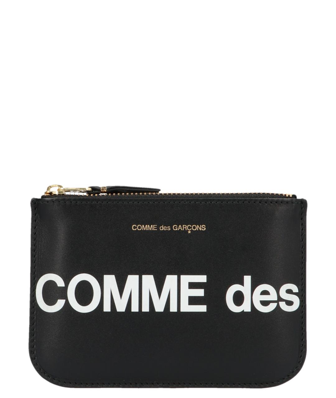 COMME DES GARÇONS WALLET Черный кожаный кошелек, фото 1