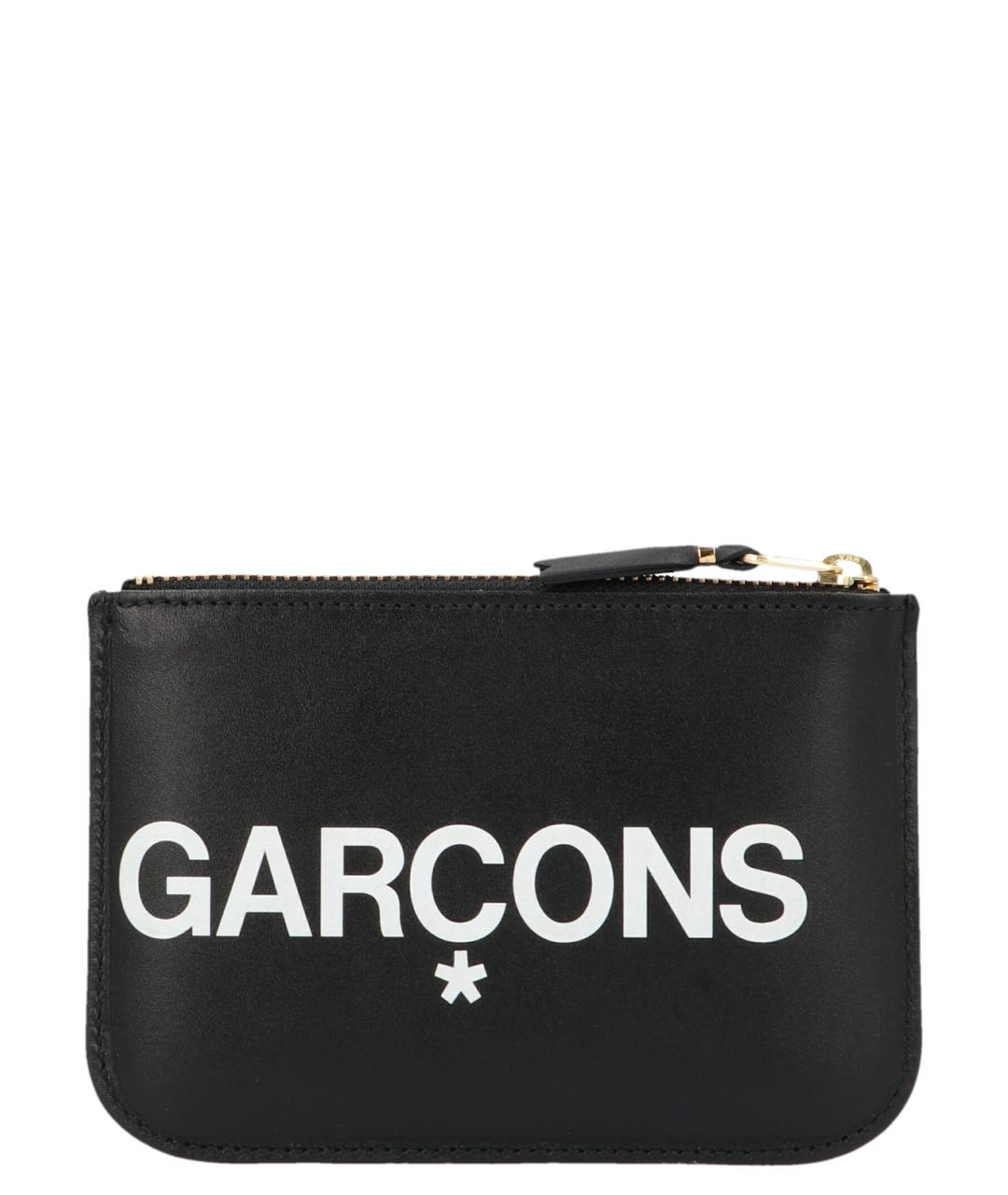 COMME DES GARÇONS WALLET Черный кожаный кошелек, фото 2