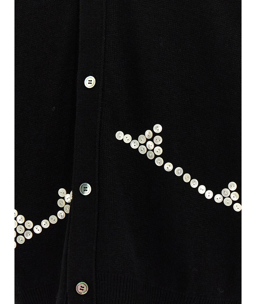 COMME DES GARÇONS HOMME PLUS Черный кардиган, фото 4