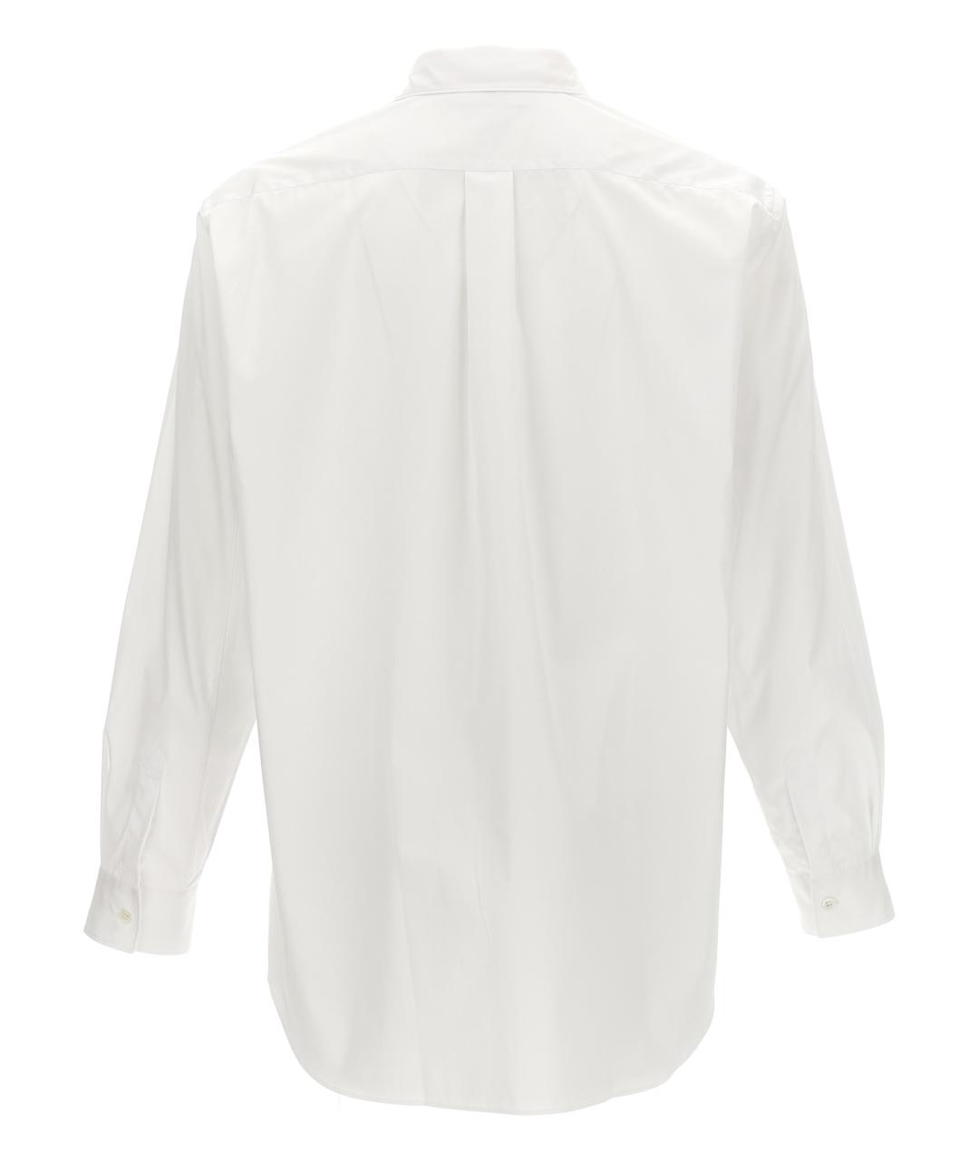 COMME DES GARÇONS SHIRT Белая хлопковая кэжуал рубашка, фото 2