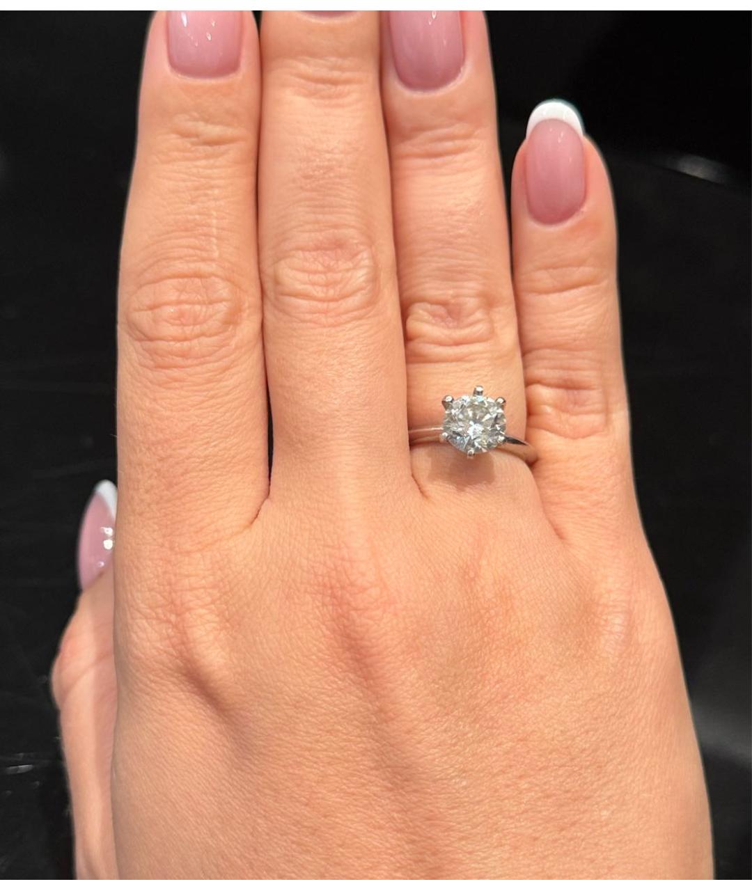 TIFFANY&CO Белое кольцо из белого золота, фото 3