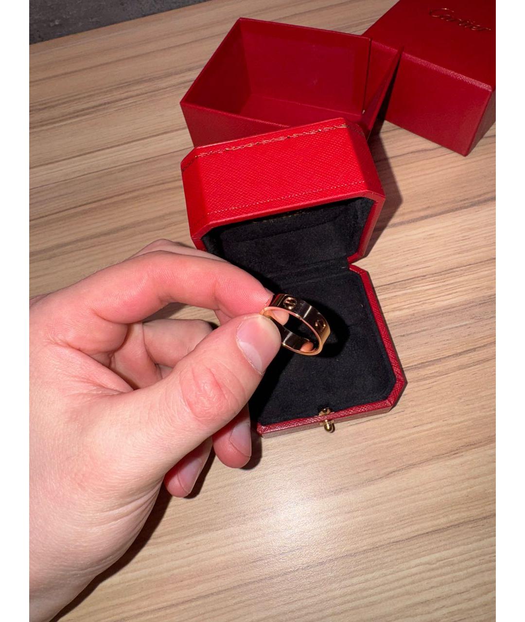 CARTIER Золотое кольцо из розового золота, фото 5