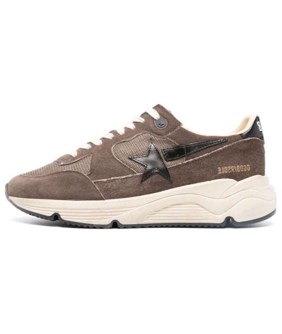 GOLDEN GOOSE DELUXE BRAND Коричневые низкие кроссовки / кеды, фото 2