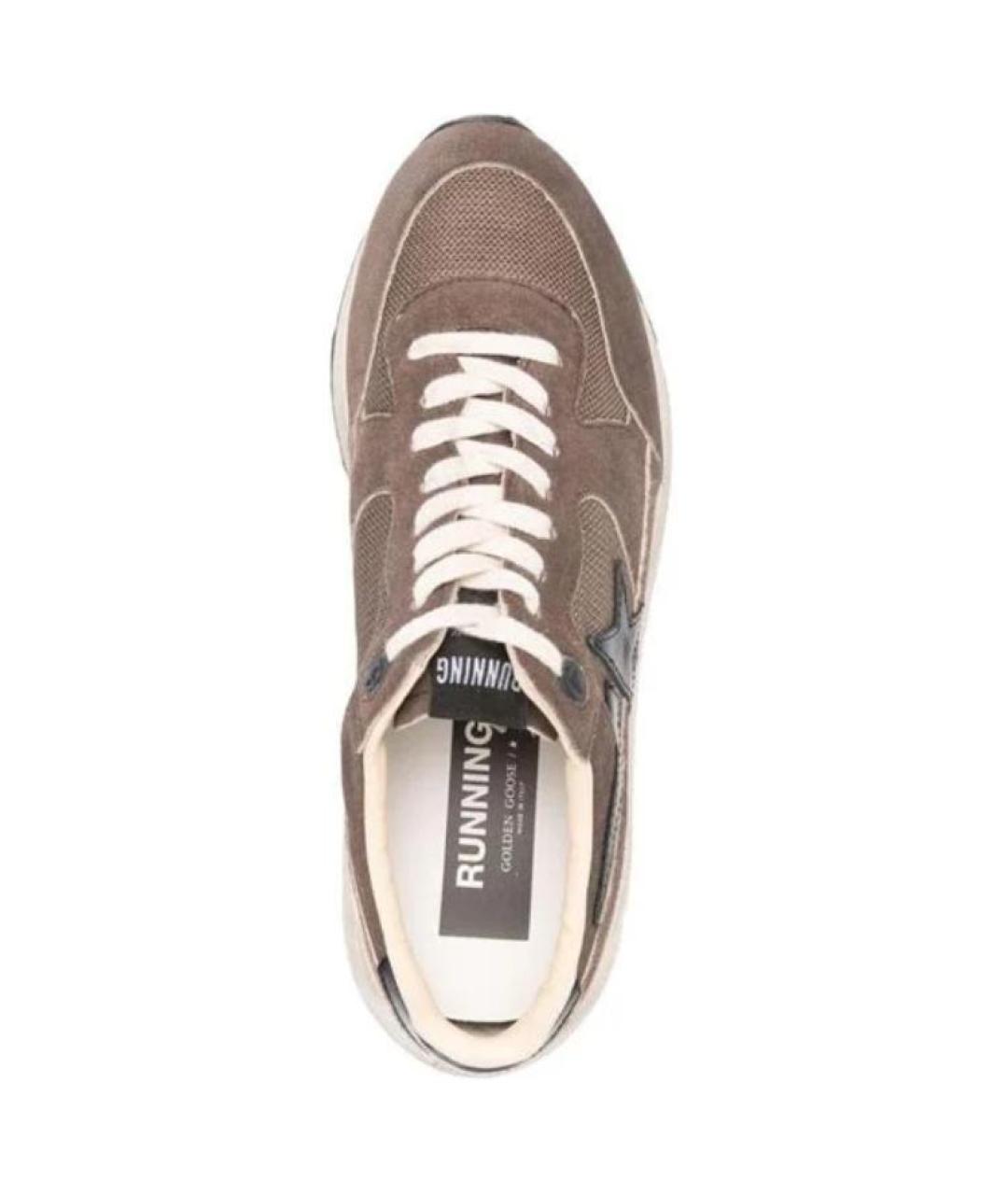 GOLDEN GOOSE DELUXE BRAND Коричневые низкие кроссовки / кеды, фото 5