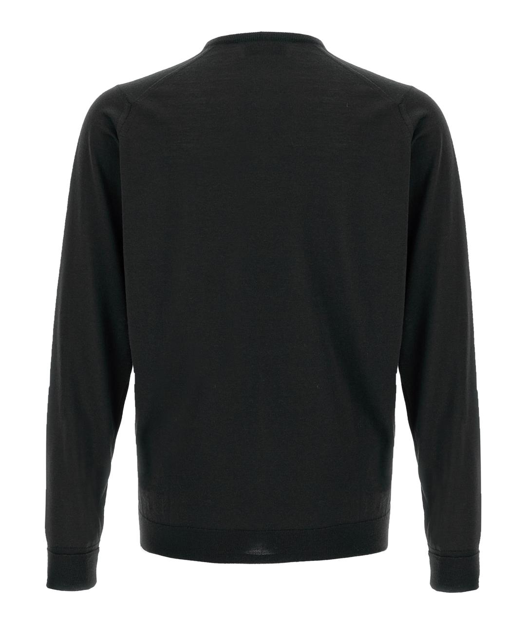 JOHN SMEDLEY Черный джемпер / свитер, фото 2