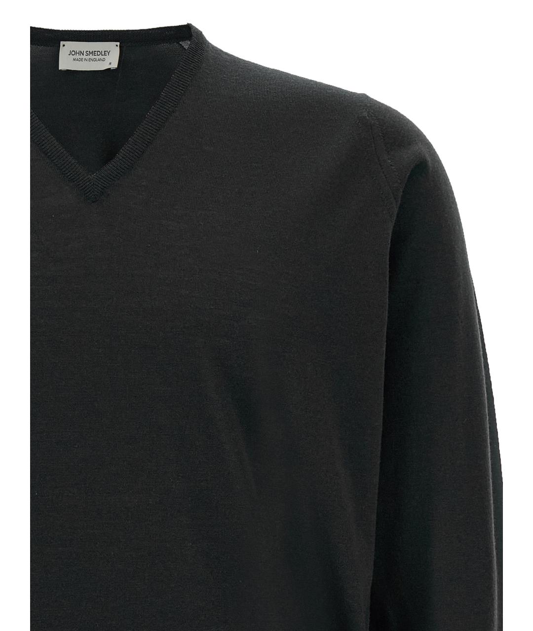 JOHN SMEDLEY Черный джемпер / свитер, фото 3