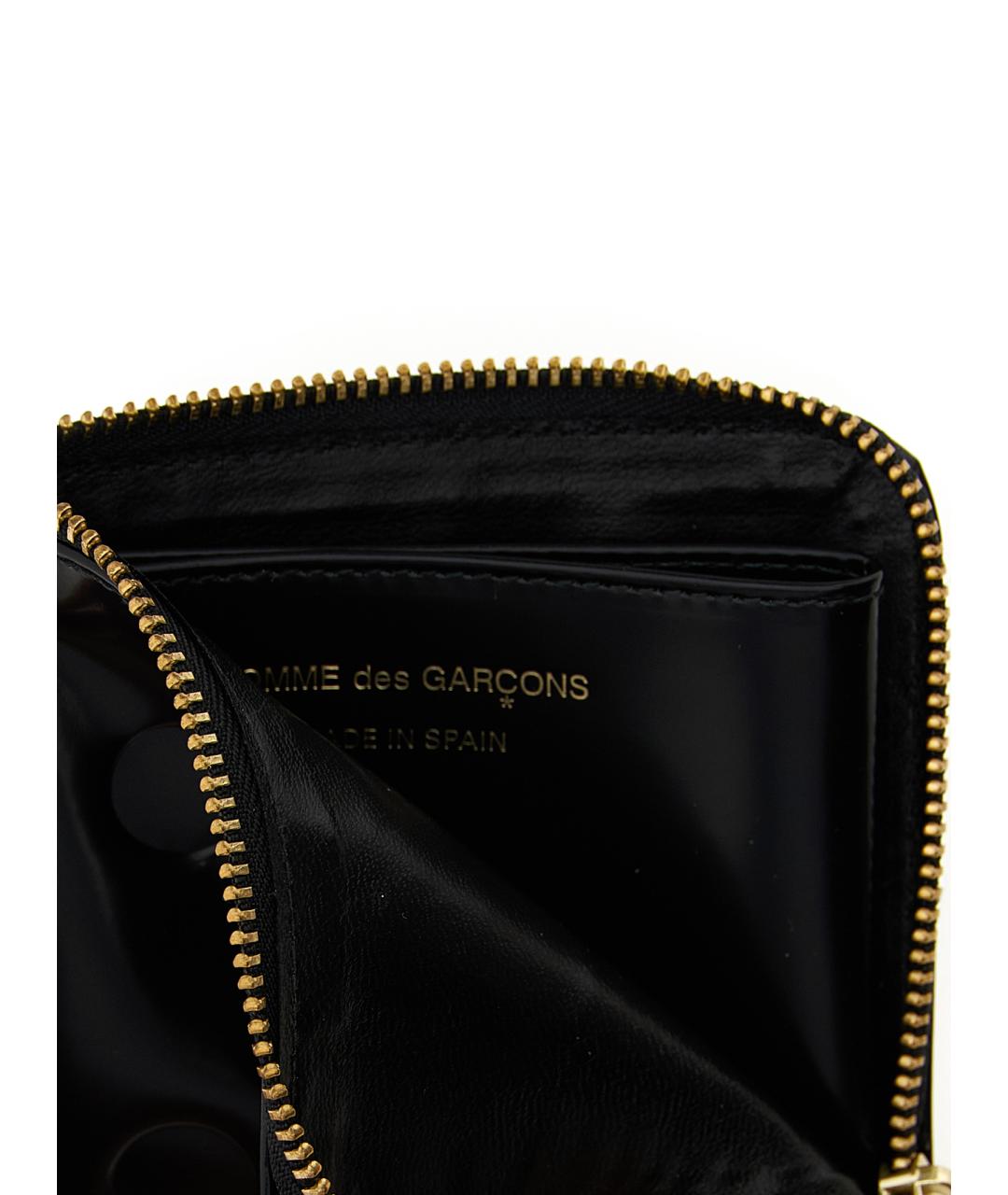 COMME DES GARÇONS WALLET Черный кожаный кошелек, фото 3