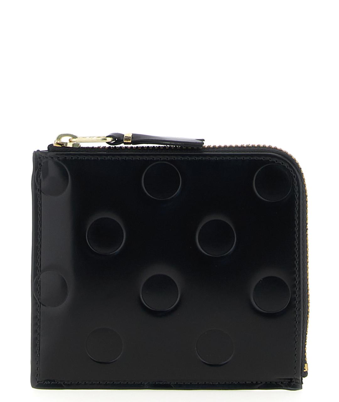 COMME DES GARÇONS WALLET Черный кожаный кошелек, фото 1