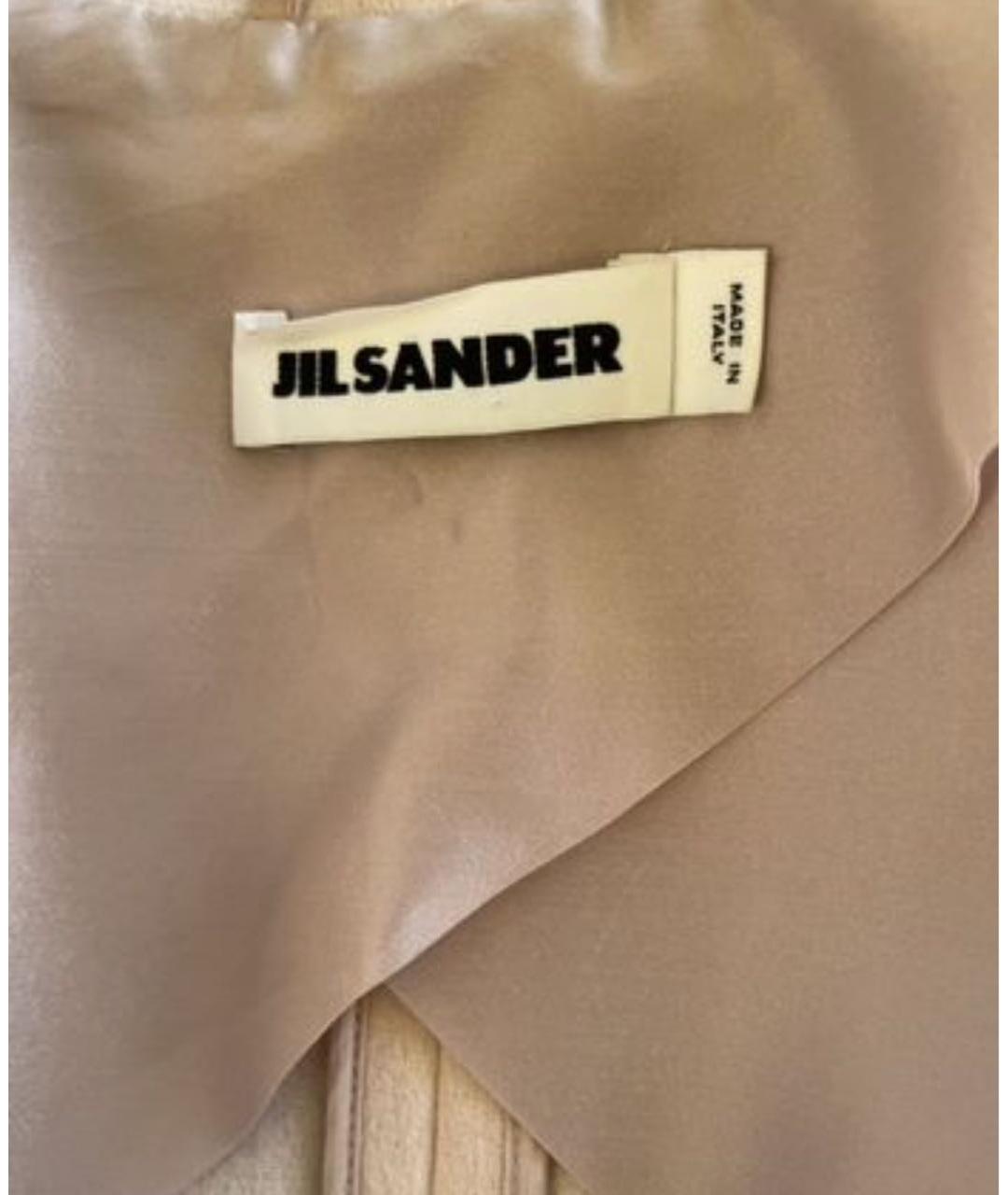 JIL SANDER Розовый шерстяной жакет/пиджак, фото 3