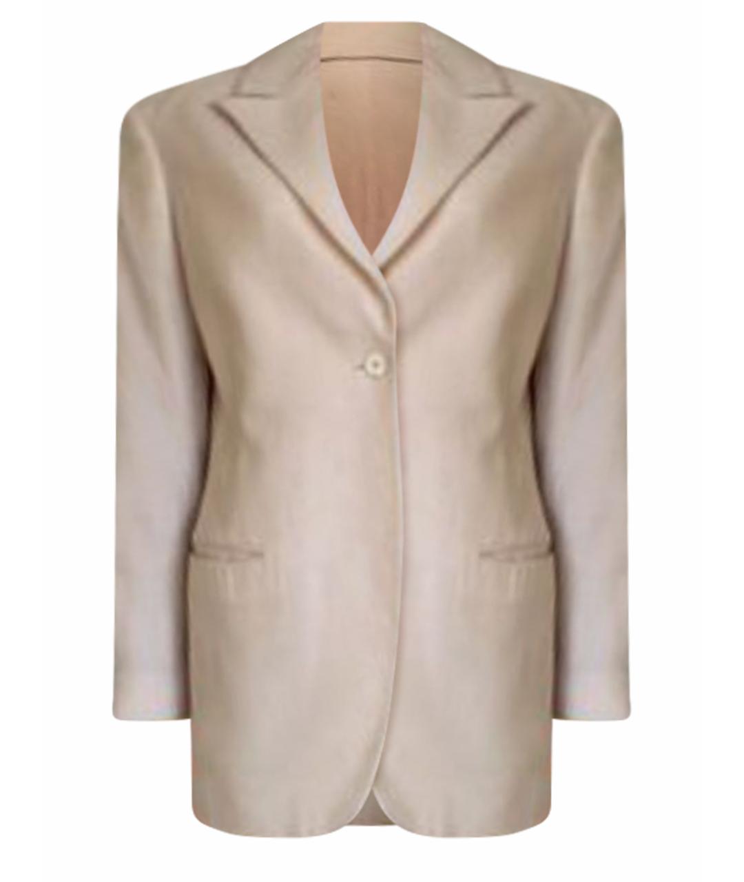 JIL SANDER Розовый шерстяной жакет/пиджак, фото 1