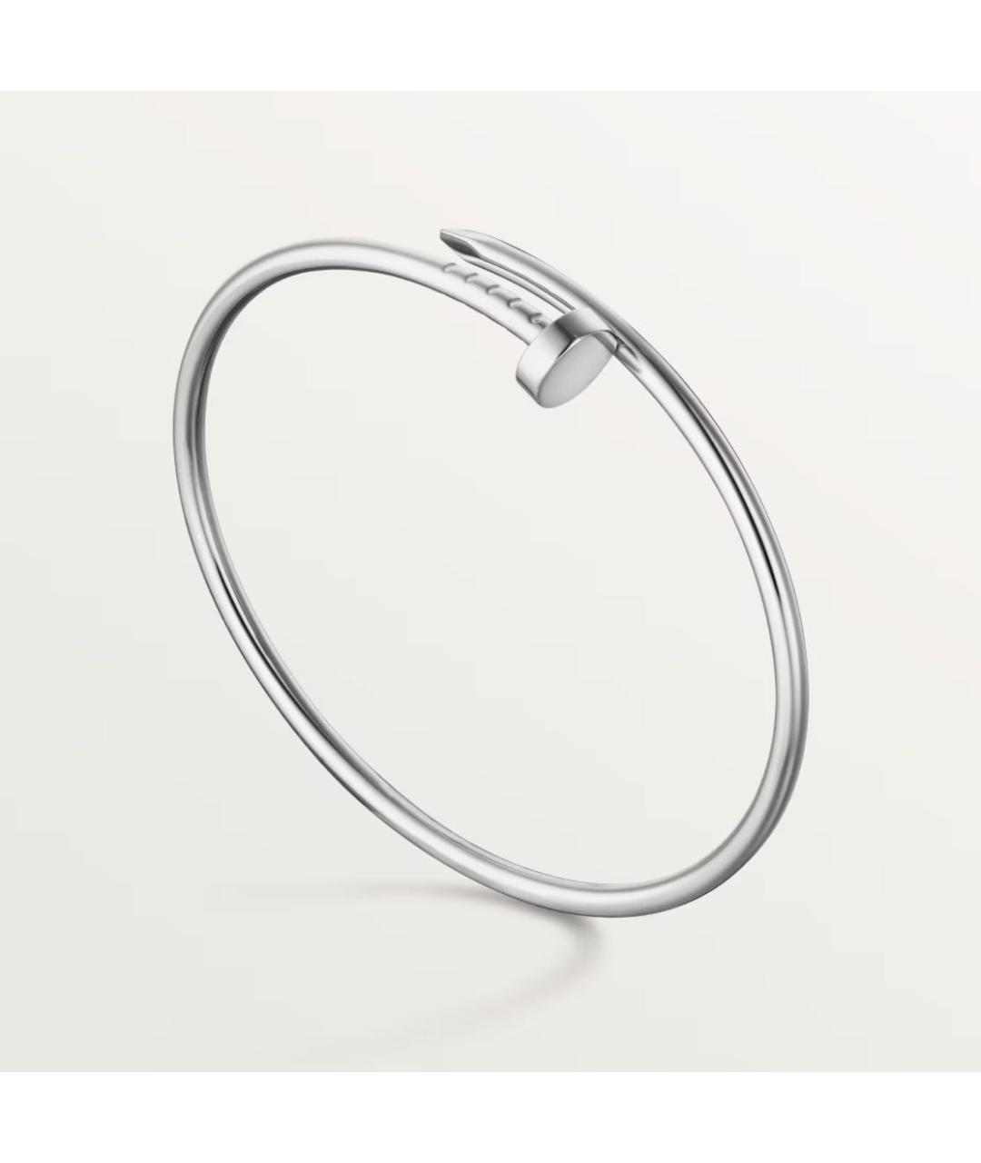 CARTIER Белый браслет из белого золота, фото 2