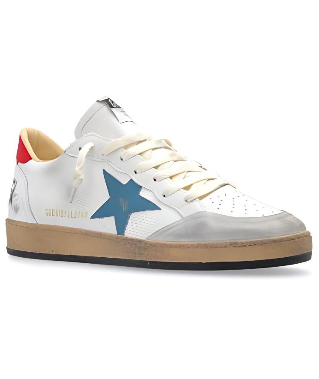 GOLDEN GOOSE DELUXE BRAND Белые низкие кроссовки / кеды, фото 3