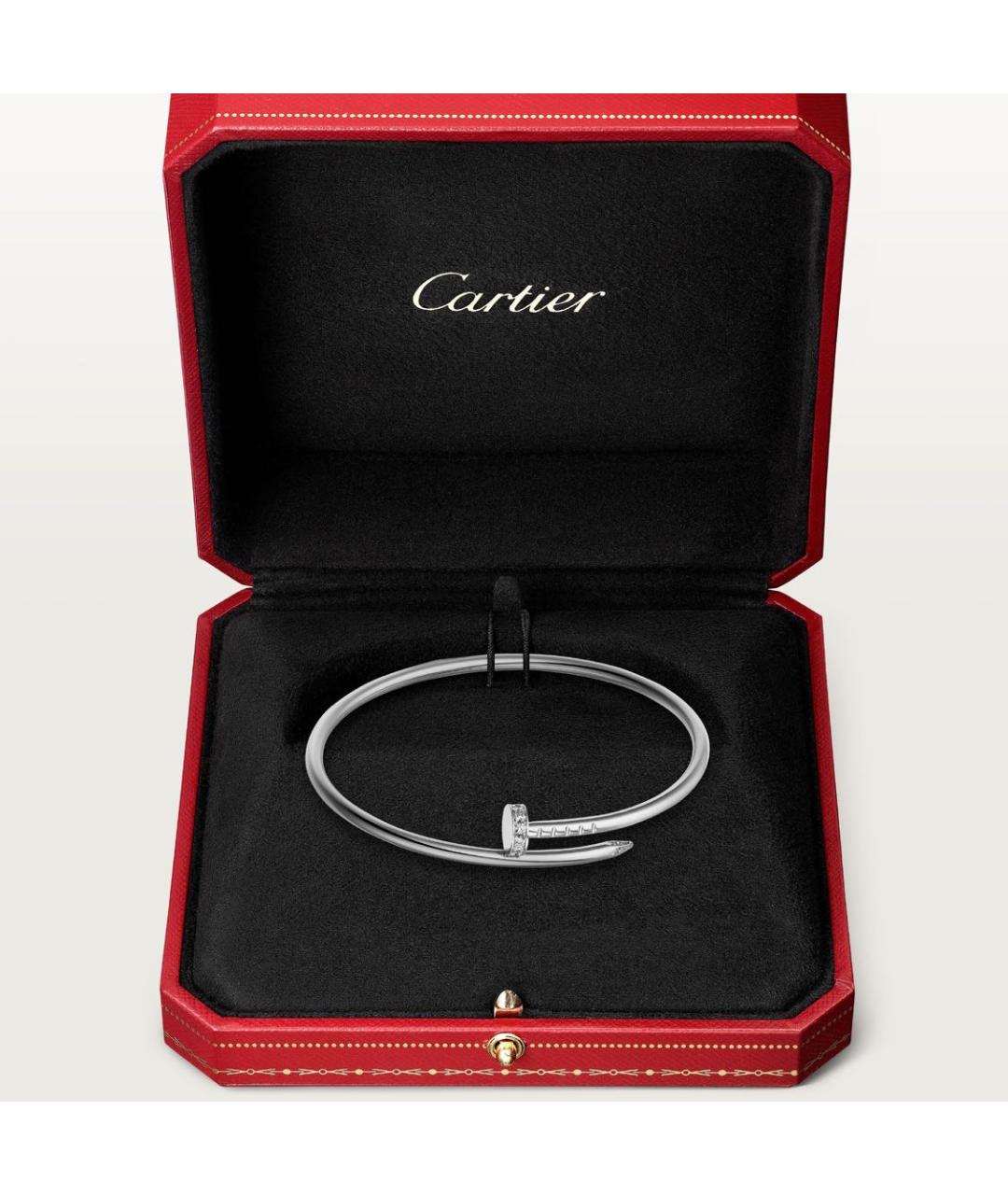 CARTIER Белый браслет из белого золота, фото 7